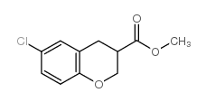 6-Chloro-chroman-3-carboxylic acid methyl ester structure