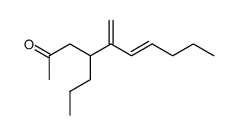 5-methylene-4-propyl-dec-6t-en-2-one Structure