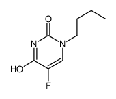 1-Butyl-5-fluorouracil structure