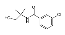 3-chloro-N-(1-hydroxy-2-methylpropan-2-yl)benzamide Structure