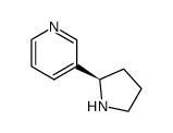 (R)-3-(吡咯烷-2-基)吡啶结构式