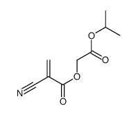 (2-oxo-2-propan-2-yloxyethyl) 2-cyanoprop-2-enoate Structure