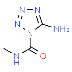 1H-Tetrazole-1-carboxamide,5-amino-N-methyl-(9CI)结构式