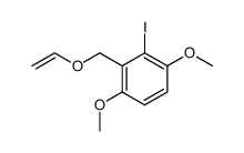 2-iodo-3,6-dimethoxybenzyl vinyl ether结构式