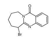 6-bromo-7,8,9,10-tetrahydro-6H-azepino[2,1-b]quinazolin-12-one结构式