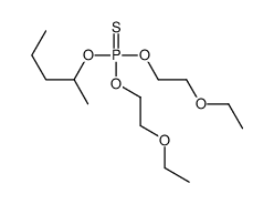 bis(2-ethoxyethoxy)-pentan-2-yloxy-sulfanylidene-λ5-phosphane结构式