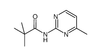2,2-dimethyl-N-(4-methylpyrimidin-2-yl)propanamide结构式