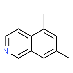 Isoquinoline, 5,7-dimethyl- (9CI) structure