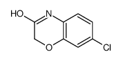 7-氯-2H-1,4-苯并恶嗪-3(4H)-酮结构式