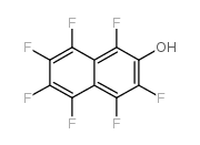 Heptafluoronaphthalen-2-ol structure