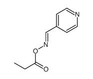 [(E)-pyridin-4-ylmethylideneamino] propanoate Structure