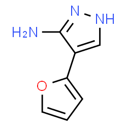 1H-Pyrazol-3-amine,4-(2-furanyl)-(9CI) Structure