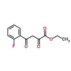 Ethyl 4-(2-fluorophenyl)-2,4-dioxobutanoate结构式