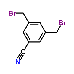 3,5-Bis(bromomethyl)benzonitrile structure