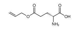 (R)-5-(allyloxy)-2-amino-5-oxopentanoic acid结构式