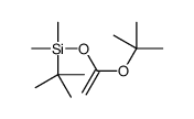 tert-butyl-dimethyl-[1-[(2-methylpropan-2-yl)oxy]ethenoxy]silane Structure