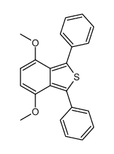 dimethoxy-4,7 diphenyl-1,3 benzo(c) thiophene Structure