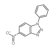 5-nitro-1-phenyl-benzotriazole Structure