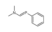 N,N-dimethyl-1-phenylphosphanylidenemethanamine Structure