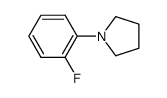 PYRROLIDINE, 1-(2-FLUOROPHENYL)-结构式