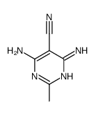 5-Pyrimidinecarbonitrile, 4,6-diamino-2-methyl- (7CI,9CI) Structure