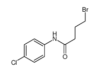4-bromo-N-(4-chlorophenyl)butanamide Structure