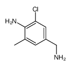 4-(aminomethyl)-2-chloro-6-methylaniline结构式