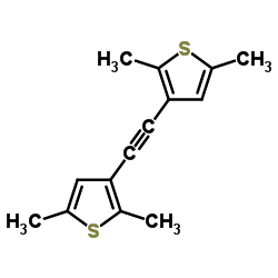 1,2-bis(2,5-dimethyl-3-thienyl)acetylene结构式