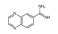 6-Quinoxalinecarboximidamide结构式