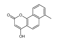 2H-Naphtho[1,2-b]pyran-2-one,4-hydroxy-7-methyl-(9CI) structure