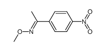 1-(4-nitrophenyl)ethanone O-methyloxime Structure