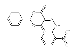 5-[(2-nitrophenyl)hydrazinylidene]-2-phenyl-1,3-dioxane-4,6-dione Structure
