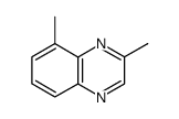 Quinoxaline,2,8-dimethyl-结构式