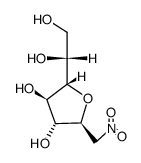 β-D-galactofuranosylnitromethane Structure