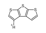 dithieno[2,3-b:3',2'-d]thiophene-3-t Structure