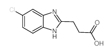 3-(6-CHLORO-1H-BENZOIMIDAZOL-2-YL)-PROPIONIC ACID structure