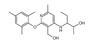 3-[3-Hydroxymethyl-6-methyl-2-(2,4,6-trimethyl-phenoxy)-pyridin-4-ylamino]-pentan-2-ol Structure
