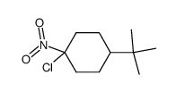 4-tert-butyl-1-chloro-1-nitrocyclohexane结构式