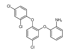 2-[5-chloro-2-(2,4-dichlorophenoxy)phenoxy]aniline结构式