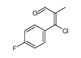 3-chloro-3-(4-fluorophenyl)methacrylaldehyde Structure