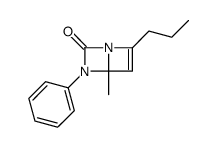 4-methyl-3-phenyl-6-propyl-1,3-diazabicyclo[2.2.0]hex-5-en-2-one Structure