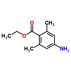 Benzoic acid, 4-amino-2,6-dimethyl-, ethyl ester (9CI) structure