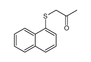 1-naphthalen-1-ylsulfanylpropan-2-one Structure