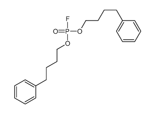 4-[fluoro(4-phenylbutoxy)phosphoryl]oxybutylbenzene Structure