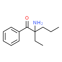 1-Pentanone,2-amino-2-ethyl-1-phenyl- Structure