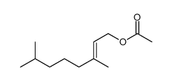 3,7-dimethyloct-2-enyl acetate结构式