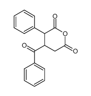 3-benzoyl-2-phenyl-glutaric acid-anhydride Structure