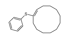 1-phenylsulfanylcyclododecene Structure
