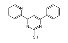 4-phenyl-6-pyridin-2-yl-1H-pyrimidine-2-thione结构式