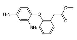 methyl (2-(2,4-diaminophenoxy)phenyl)acetate结构式